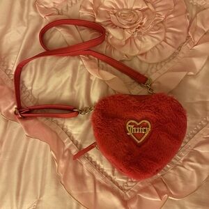 Juicy Couture Hot Pink Heart-Shaped Bag